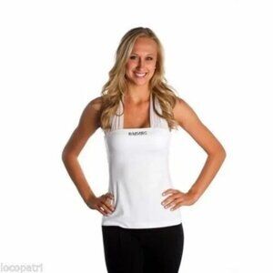 Raiders White Halter Tank Top Tube Top Women’s Size Medium